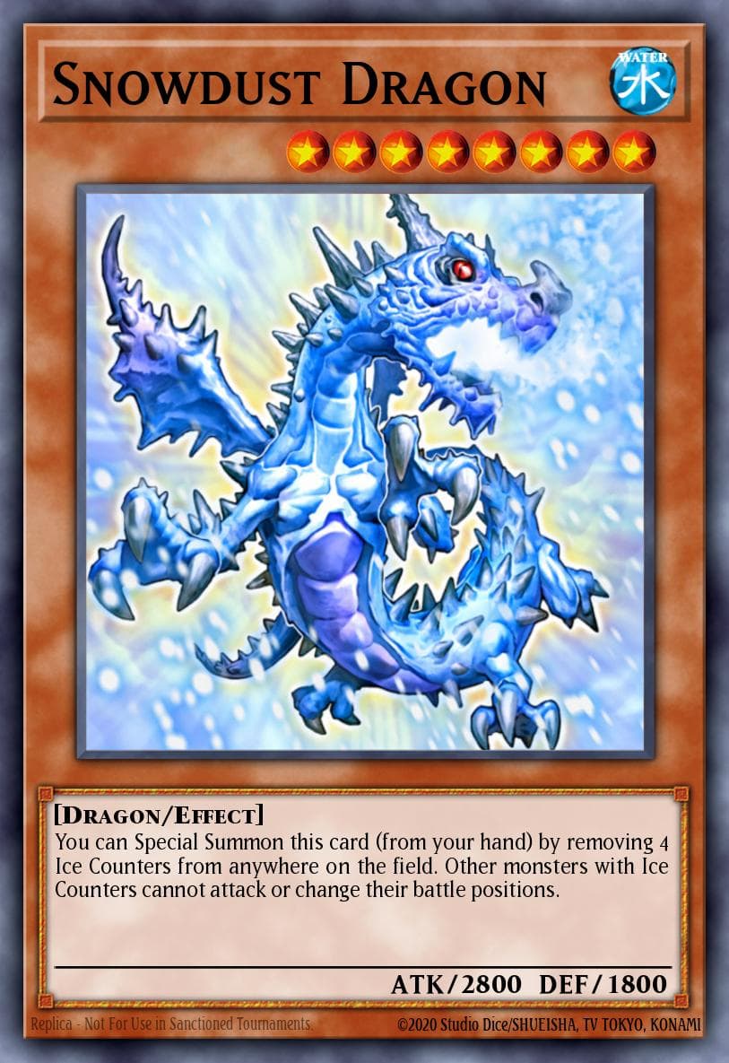 Snowdust Dragon Abyss Rising: Special Edition card