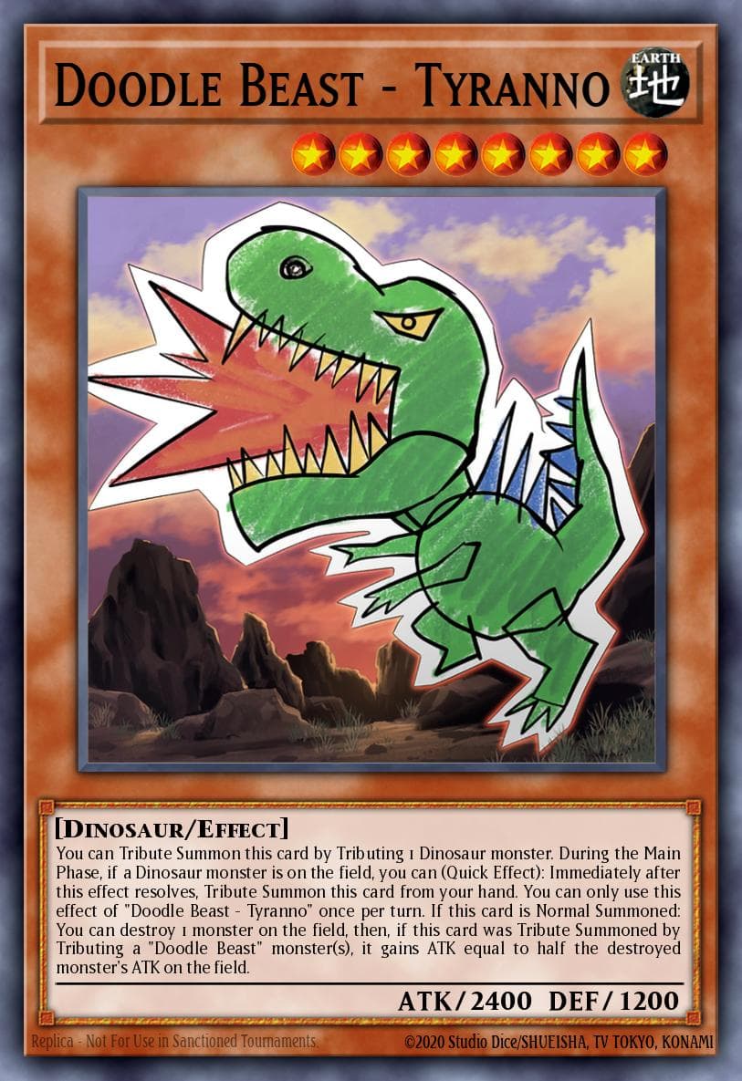 Doodle Beast - Tyranno Battles of Legend: Crystal Revenge card