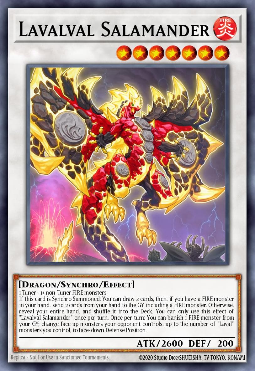 Lavalval Salamander Ghosts From the Past card