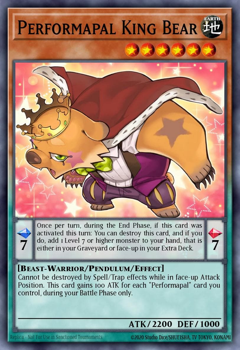 Performapal King Bear Starter Deck: Yuya card
