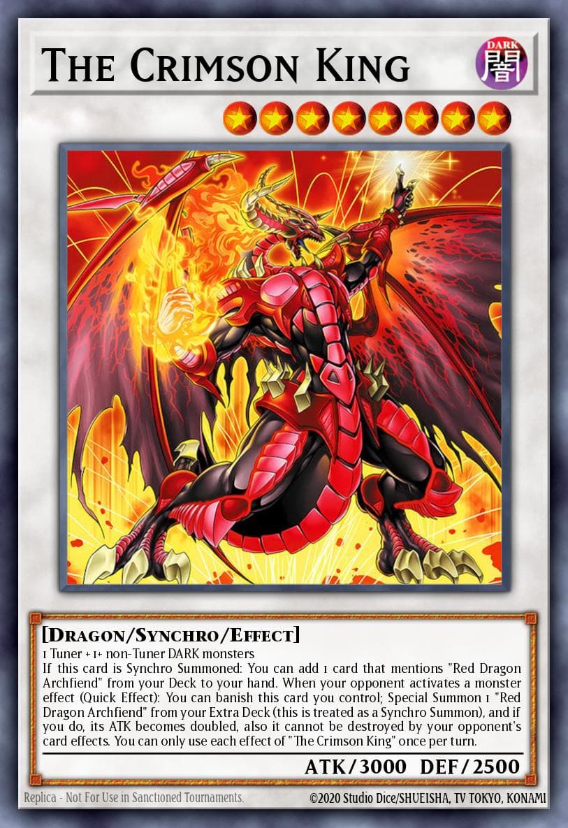 The Crimson King Blazing Dominion card