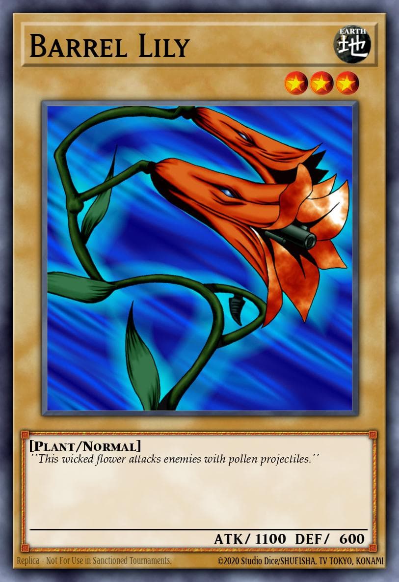 Barrel Lily 遊戲王 card