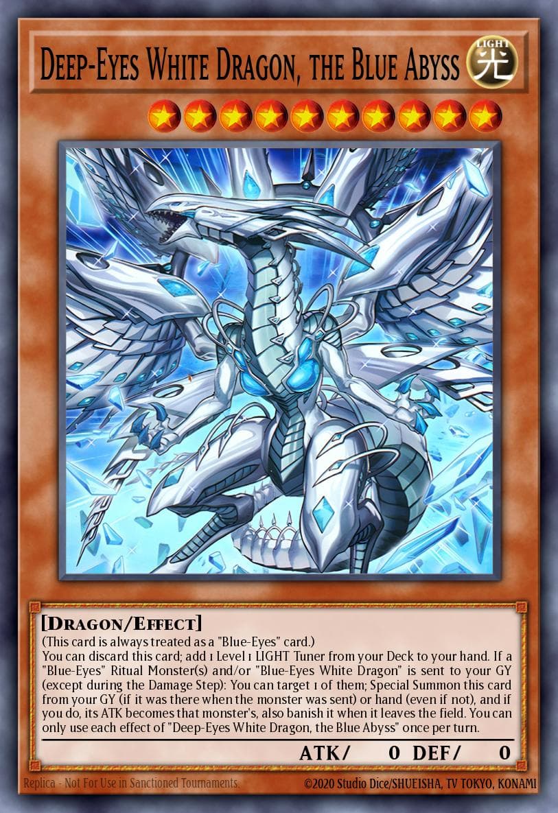 苍之深渊 渊眼白龙 遊戲王 card