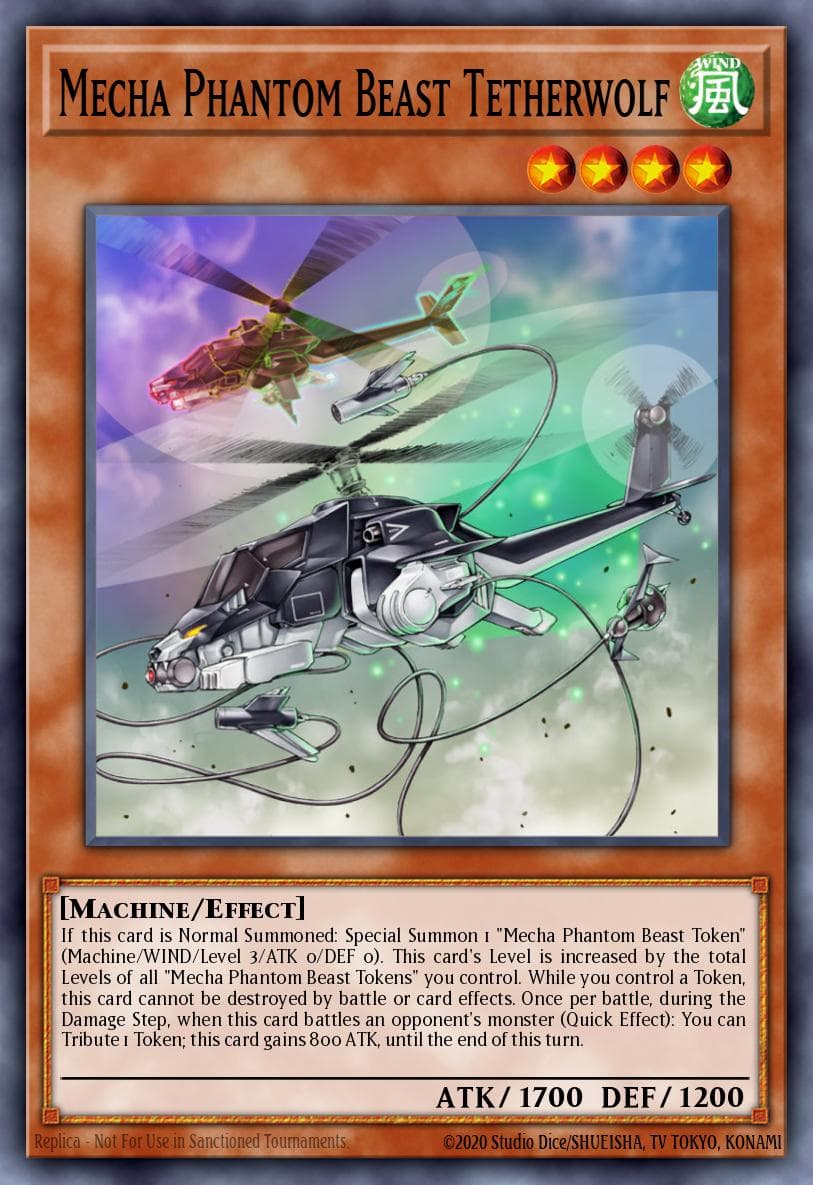Mecha Phantom Beast Tetherwolf Structure Deck: Powercode Link card