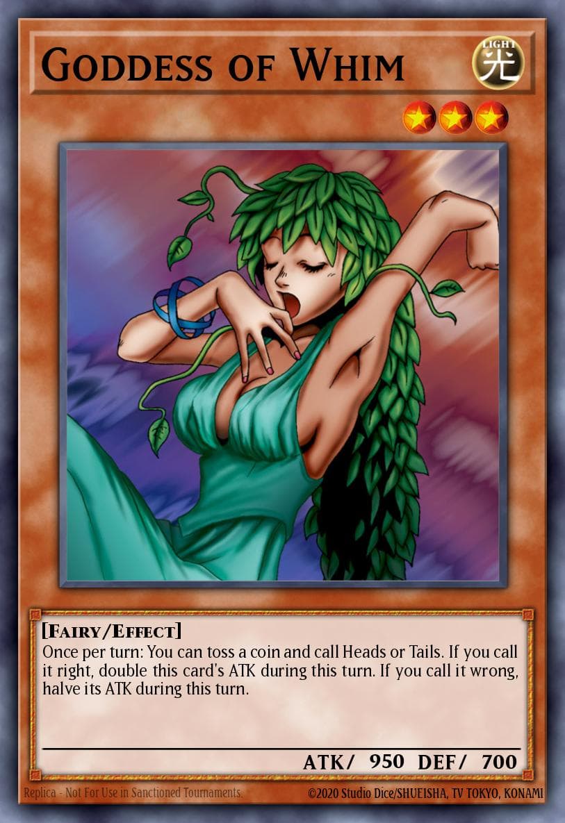 Goddess of Whim McDonald's Promotional Cards card