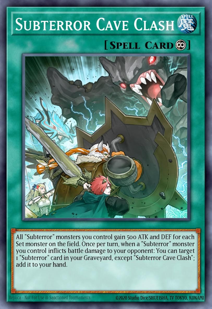 Subterror Cave Clash Raging Tempest: Special Edition card