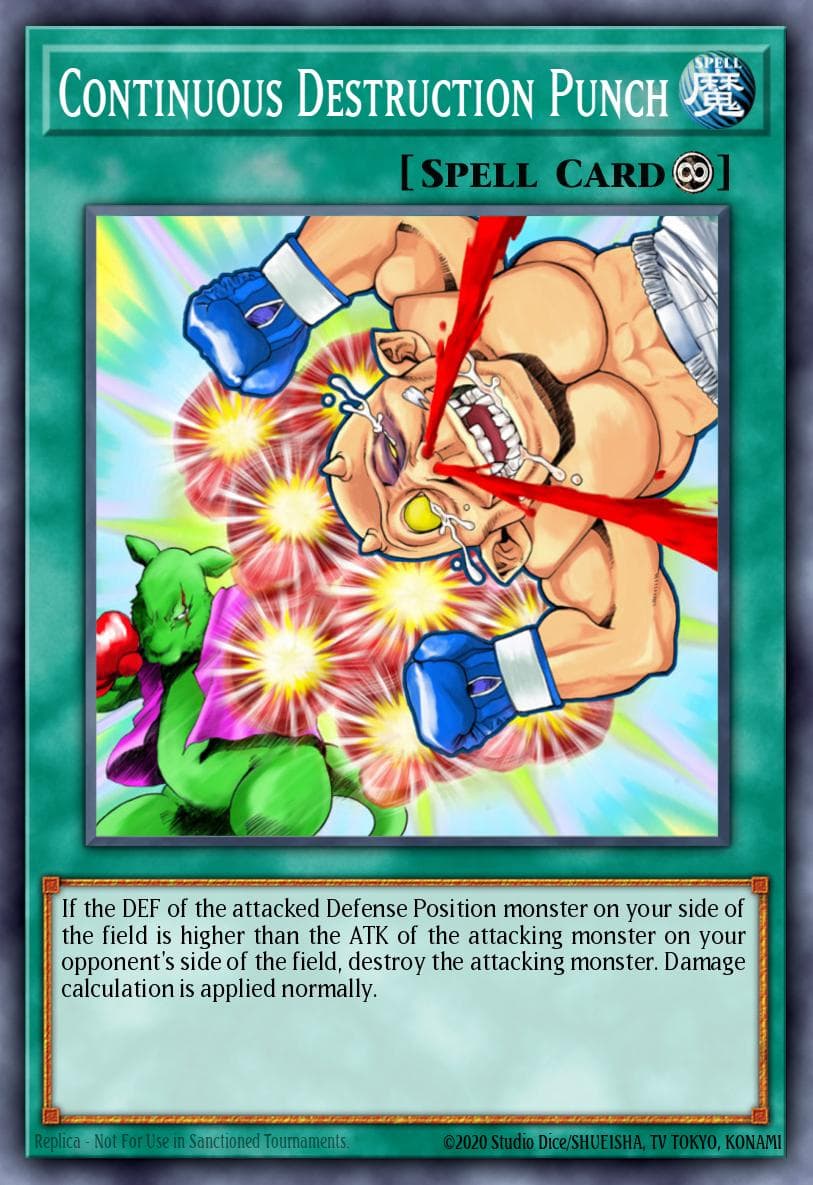 Continuous Destruction Punch Dark Revelation Volume 1 card
