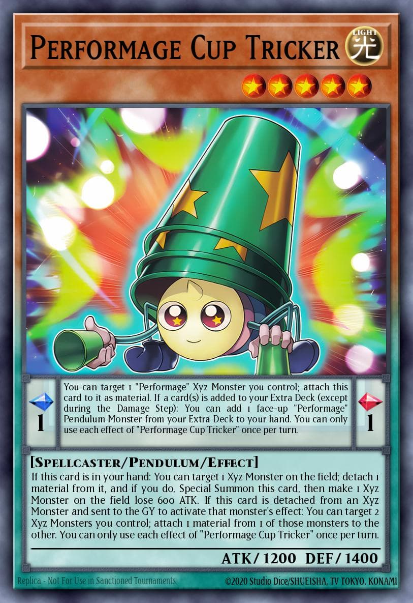 Performage Cup Tricker Maze of the Master card