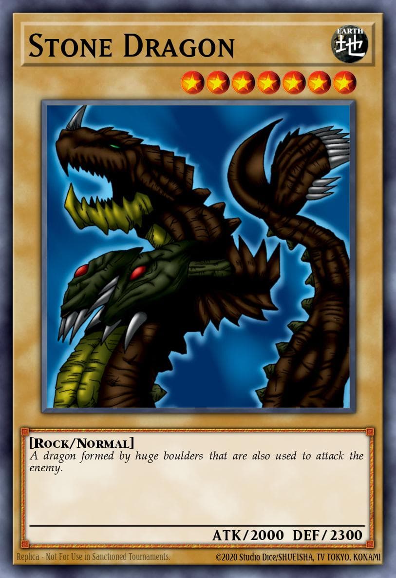 Stone Dragon McDonald's Promotional Cards 2 card