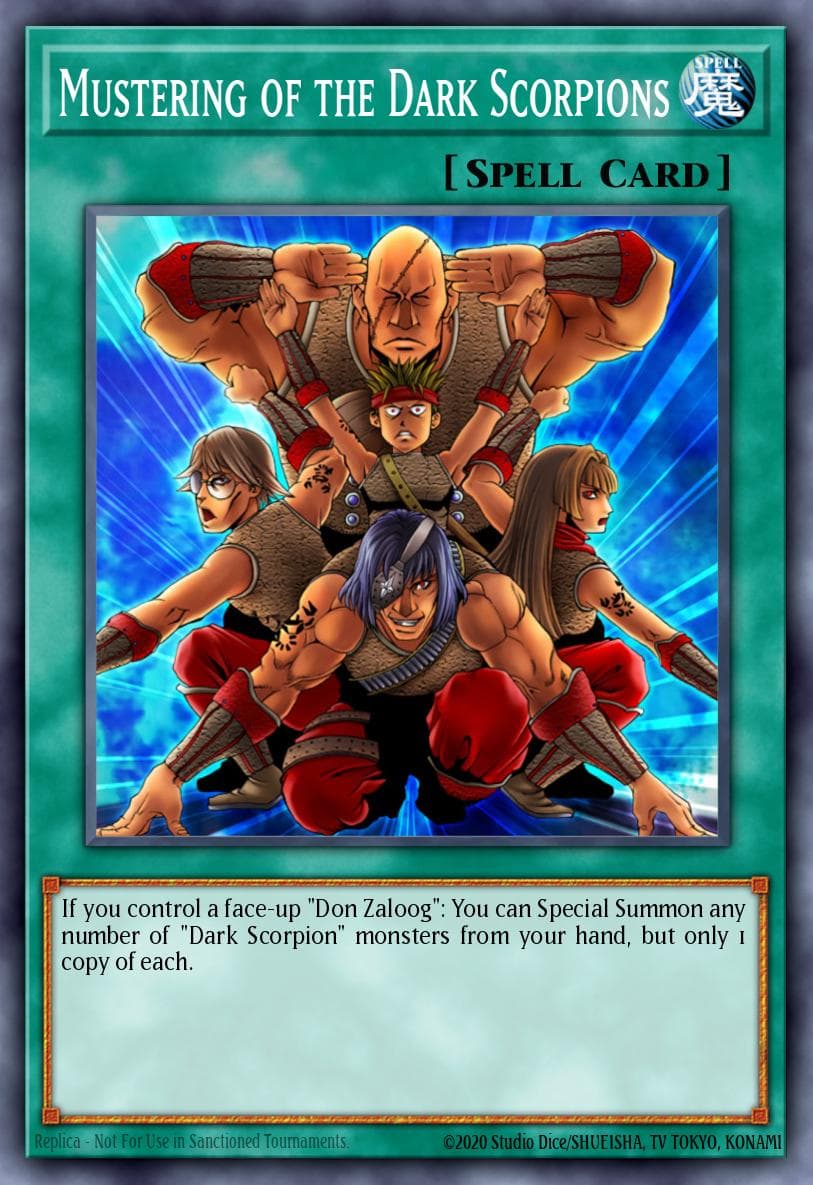 Mustering of the Dark Scorpions Dark Revelation Volume 1 card
