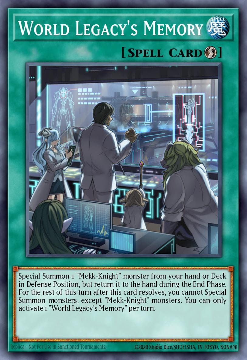 World Legacy's Memory Flames of Destruction Special Edition card