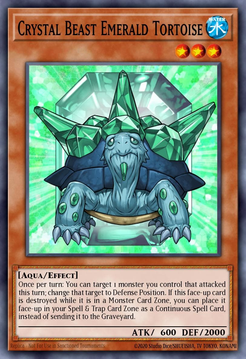 Crystal Beast Emerald Tortoise Force of the Breaker: Special Edition card