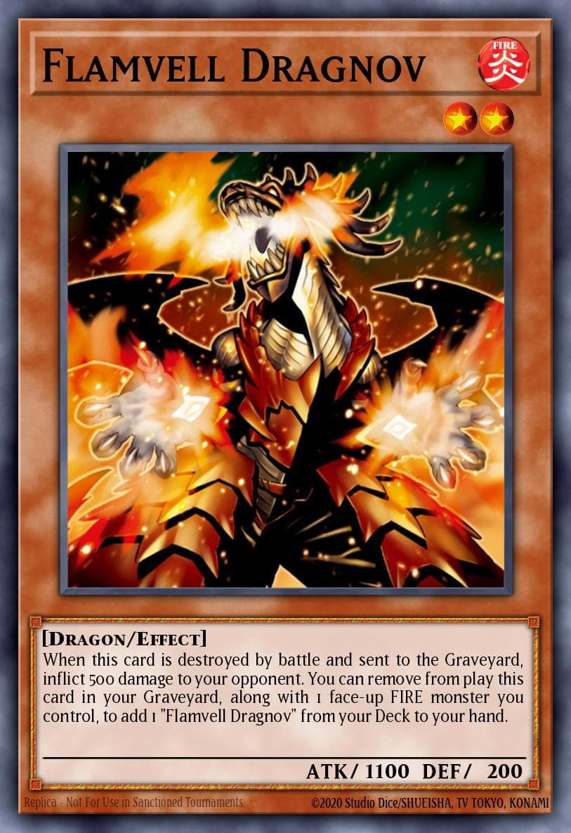 Flamvell Dragnov Duel Terminal 1 card