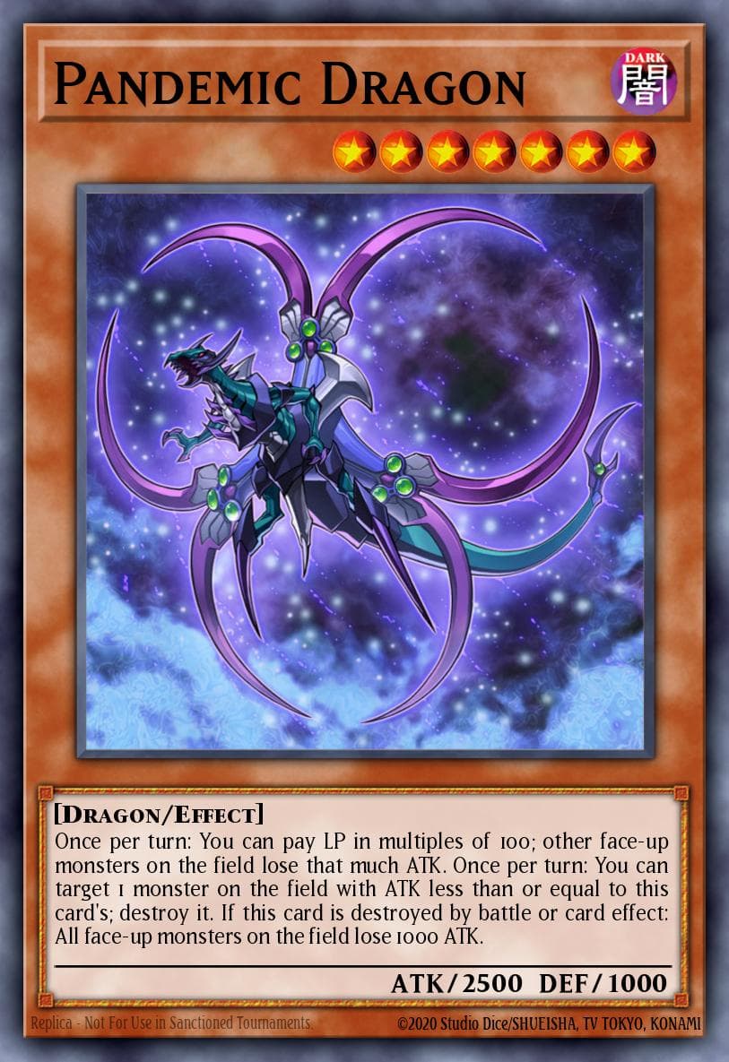 Pandemic Dragon Yu-Gi-Oh! The Dark Side of Dimensions Movie Pack: Gold Edition card