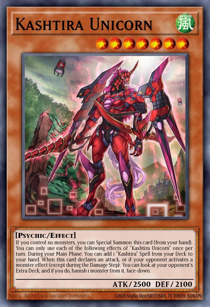 Kashtira Unicorn Rarity Collection 5 card