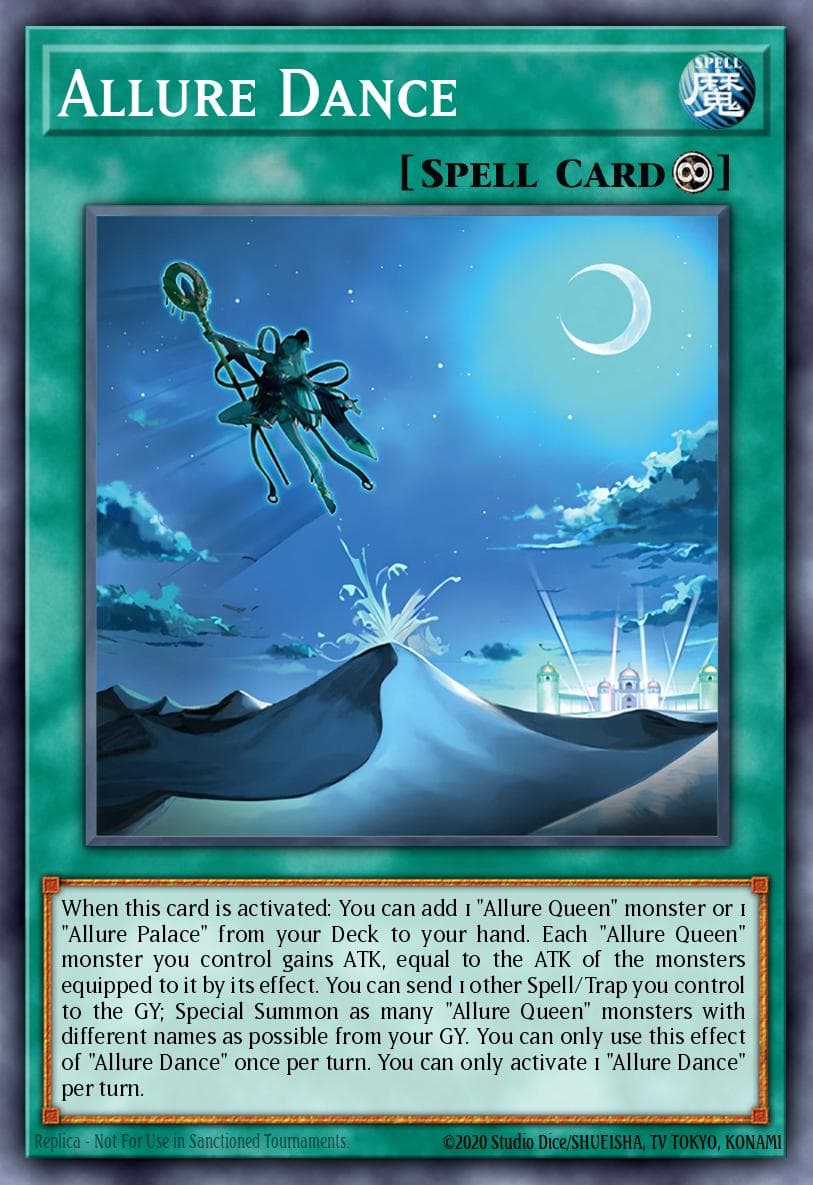 Allure Dance Maze of the Master card