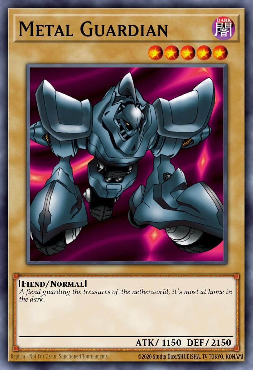 Metal Guardian McDonald's Promotional Cards 2 card