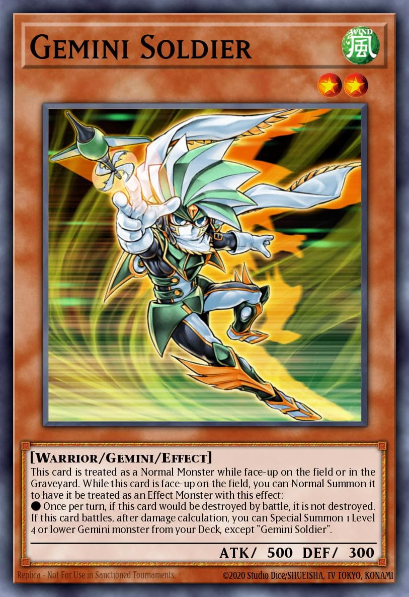 Gemini Soldier Warriors' Strike Structure Deck card