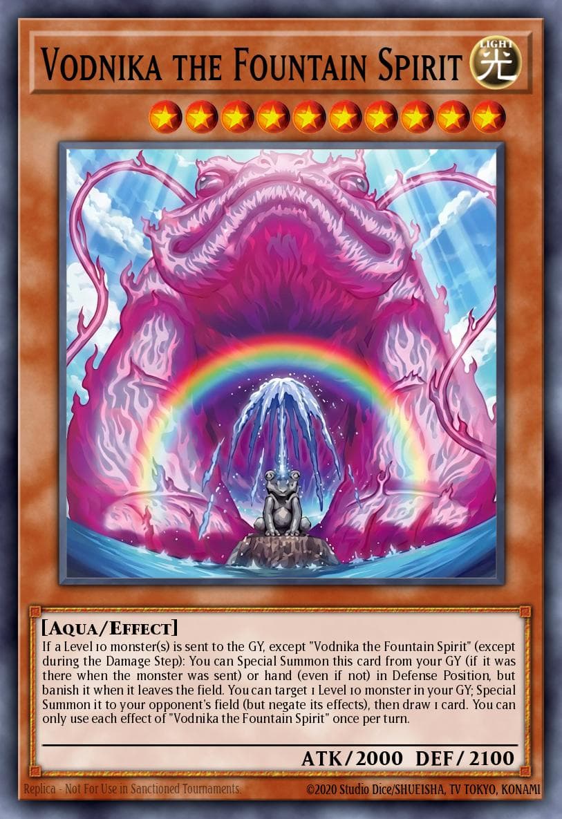 Vodnika the Fountain Spirit Burst Protocol card