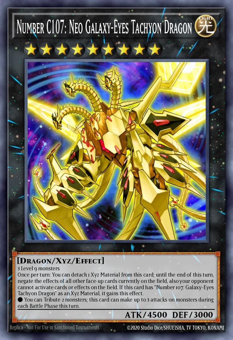 Number C107: Neo Galaxy-Eyes Tachyon Dragon 2015 Mega-Tin Mega Pack card