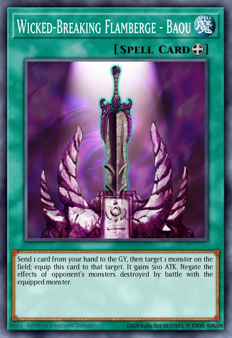 Wicked-Breaking Flamberge - Baou Dark Revelation Volume 1 card
