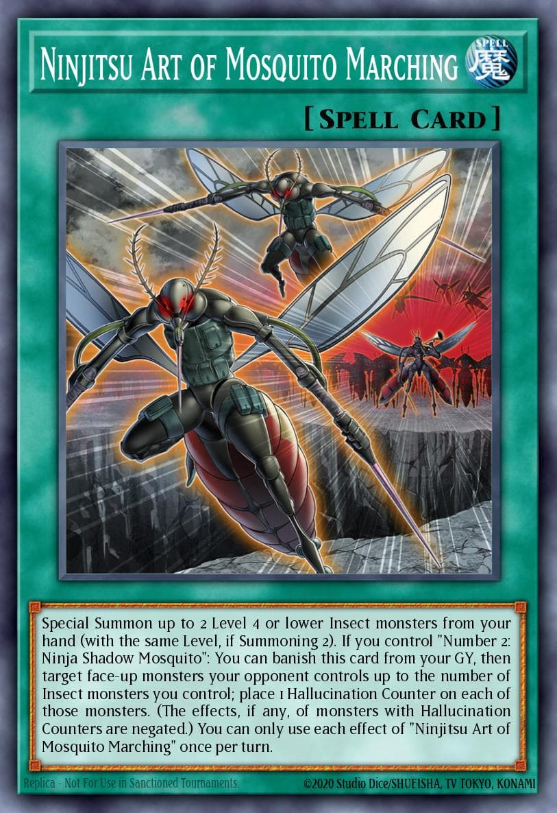 Ninjitsu Art of Mosquito Marching Battles of Legend: Crystal Revenge card