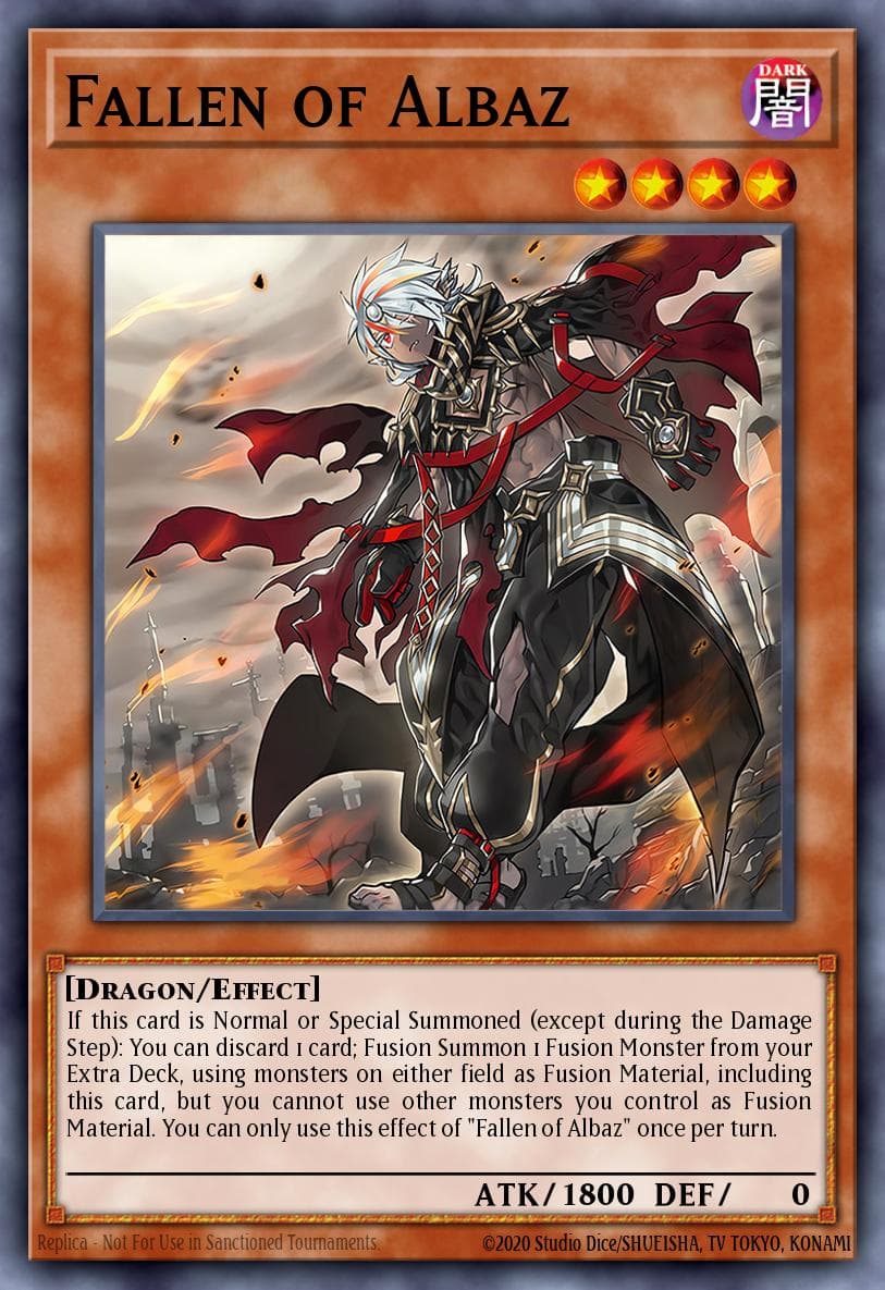 Fallen of Albaz THE CHRONICLES DECK: The Fallen & The Virtuous (All-Foil Edition) card