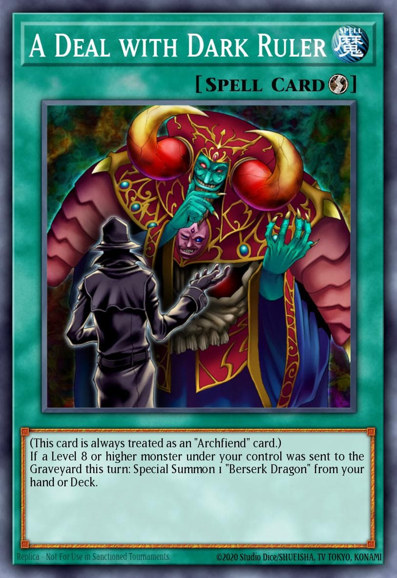 A Deal with Dark Ruler Dark Revelation Volume 1 card