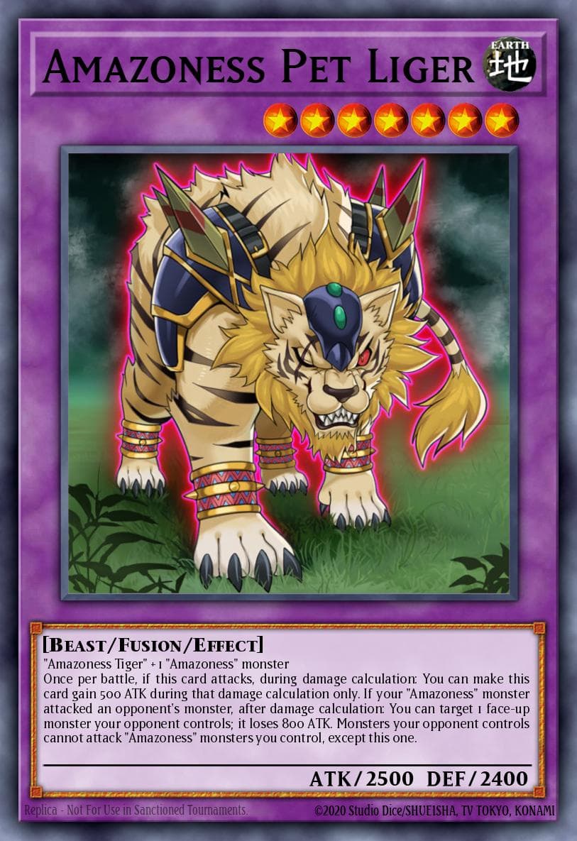 Amazoness Pet Liger 2018 Mega-Tin Mega Pack card