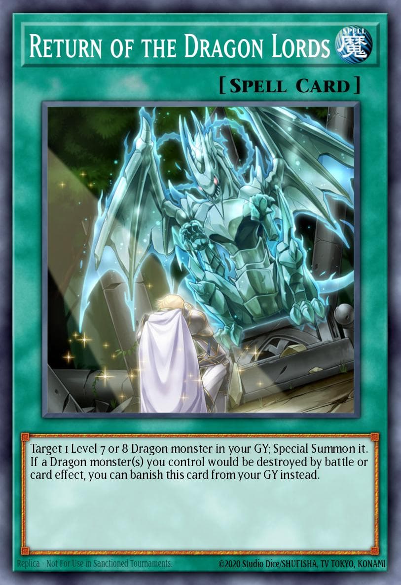 Return of the Dragon Lords Rise of the True Dragons Structure Deck card