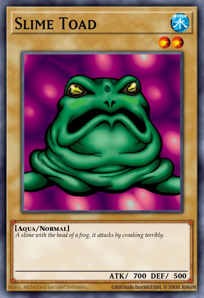 Slime Toad McDonald's Promotional Cards card