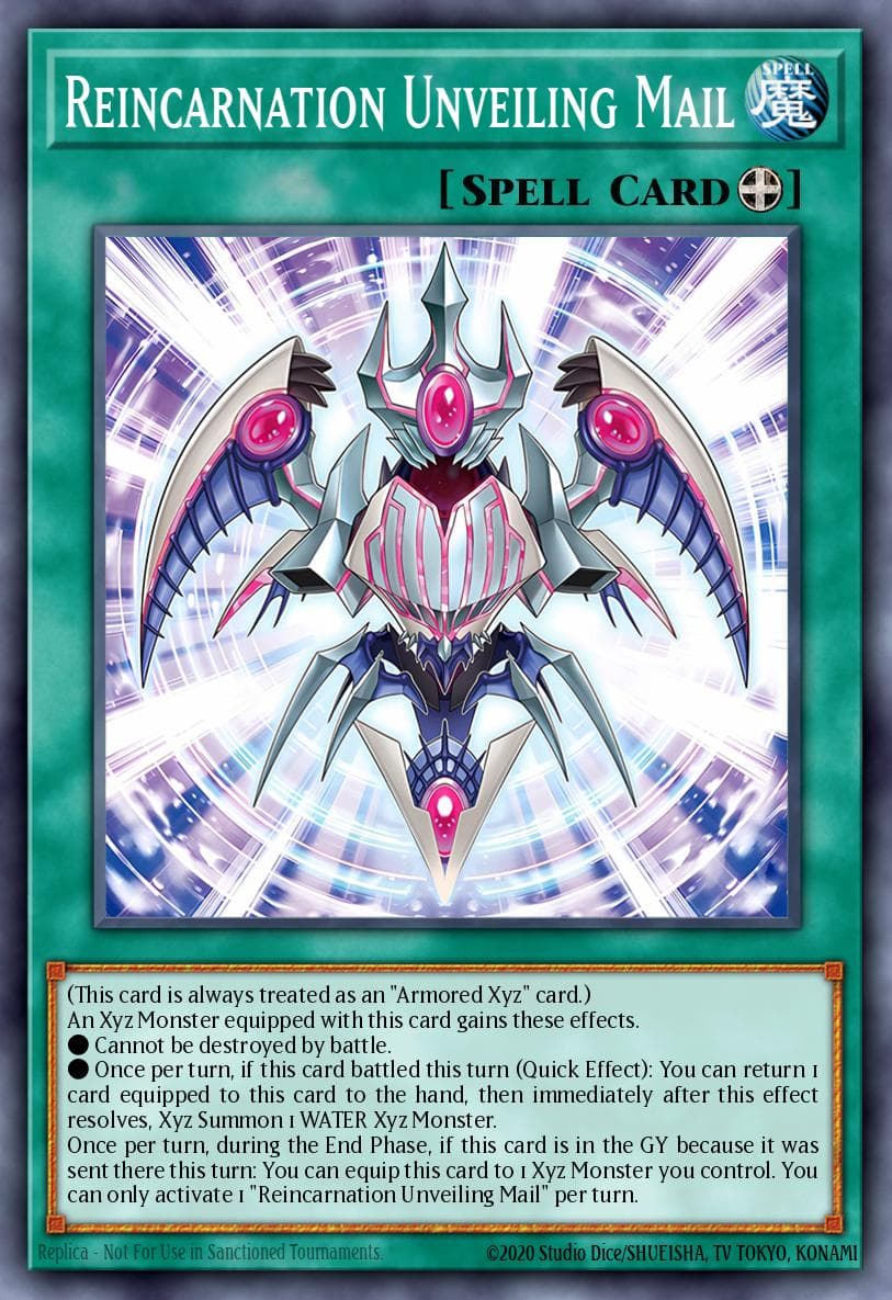 Reincarnation Unveiling Mail Rage of the Abyss card