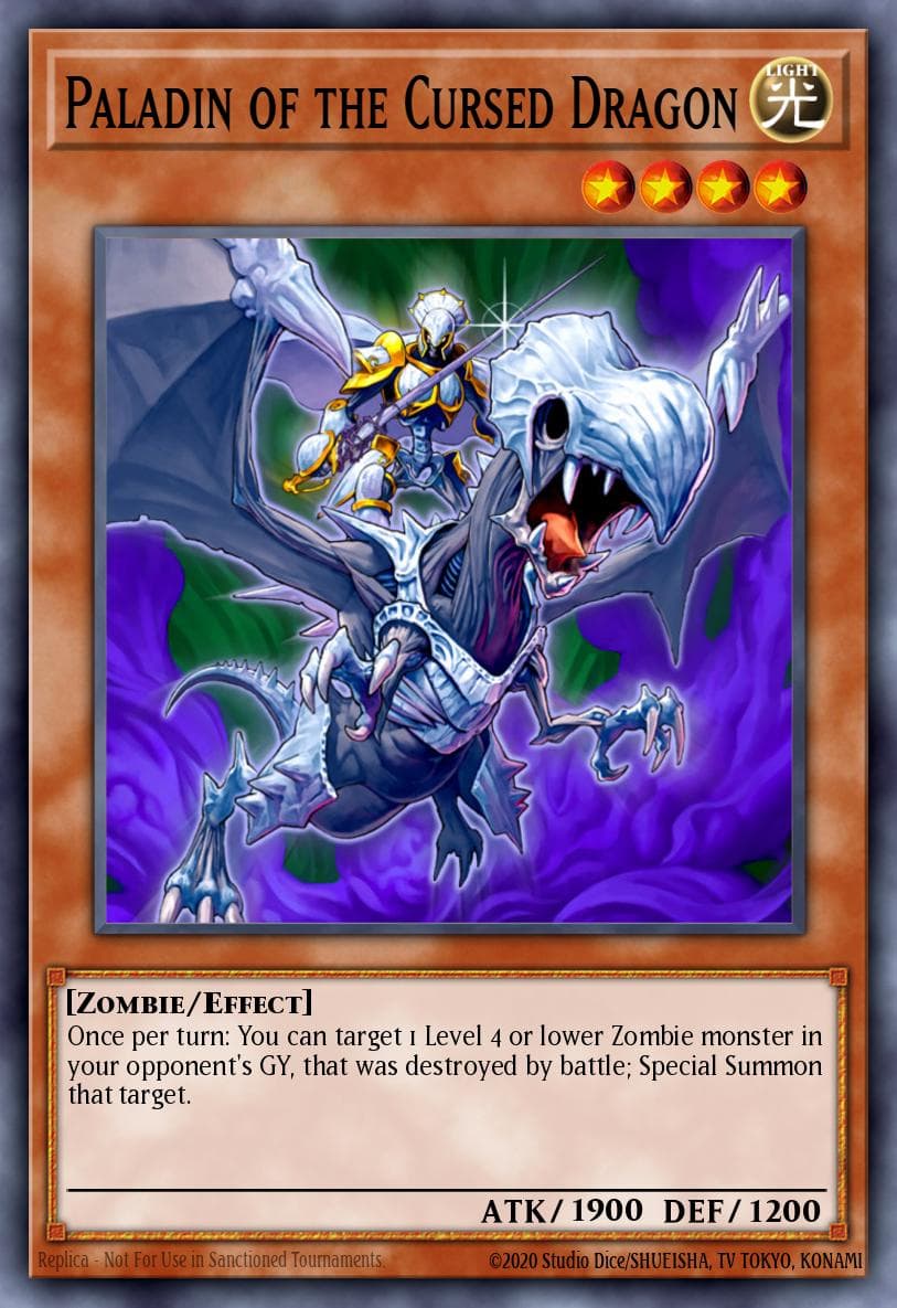 Paladin of the Cursed Dragon Structure Deck: Zombie Horde card