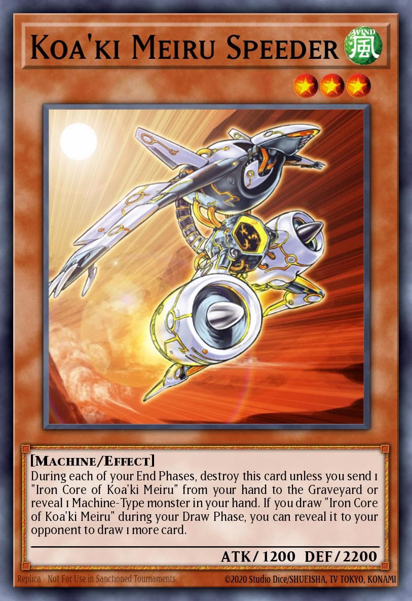 Koa'ki Meiru Speeder Ancient Prophecy: Special Edition card
