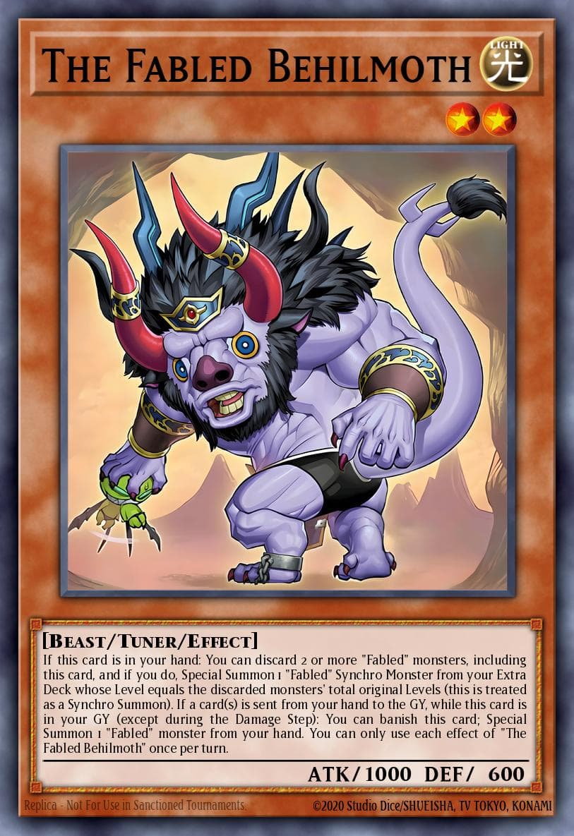 The Fabled Behilmoth Battles of Legend: Monster Mayhem card