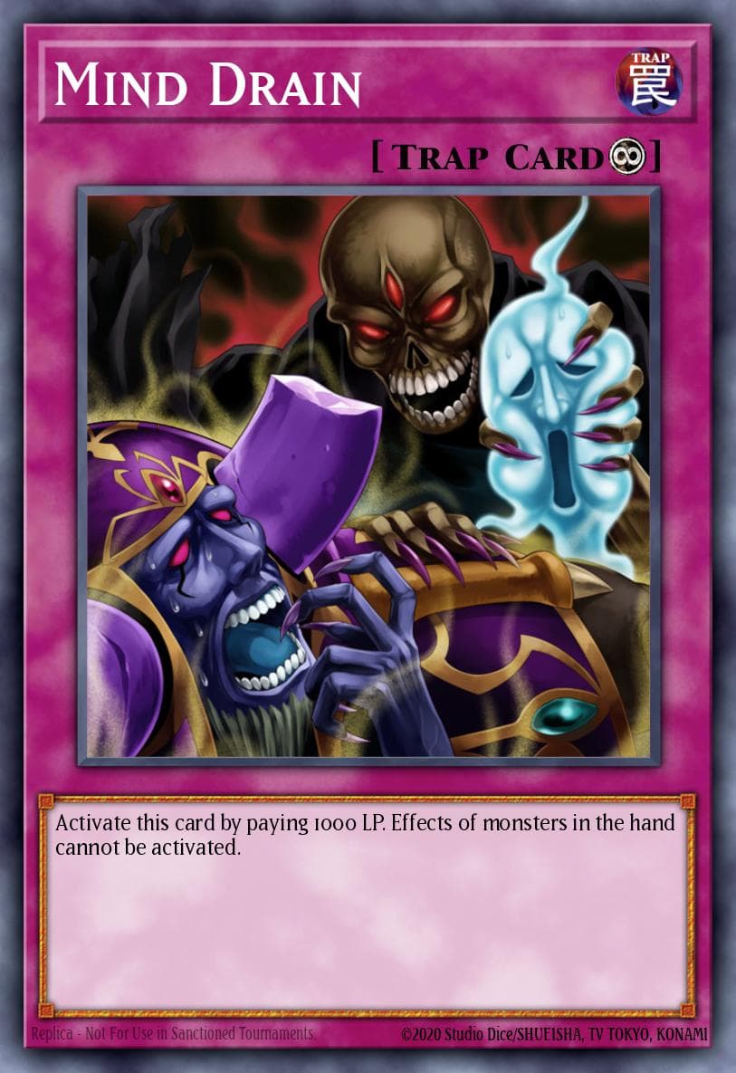 Mind Drain Structure Deck: Freezing Chains card