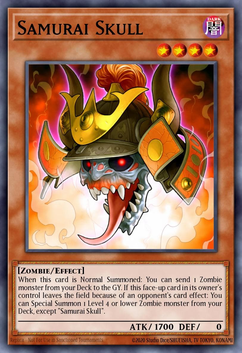 Samurai Skull Code of the Duelist Special Edition card