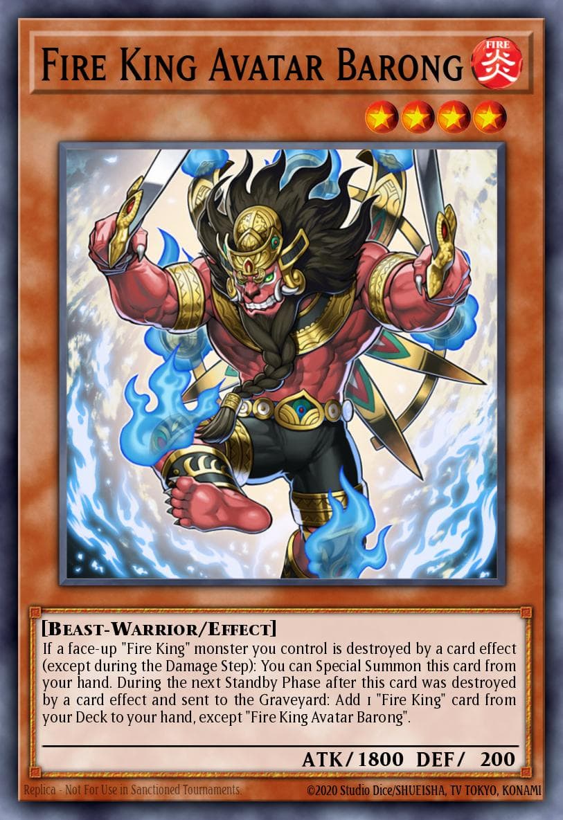 Fire King Avatar Barong Structure Deck: Fire Kings card