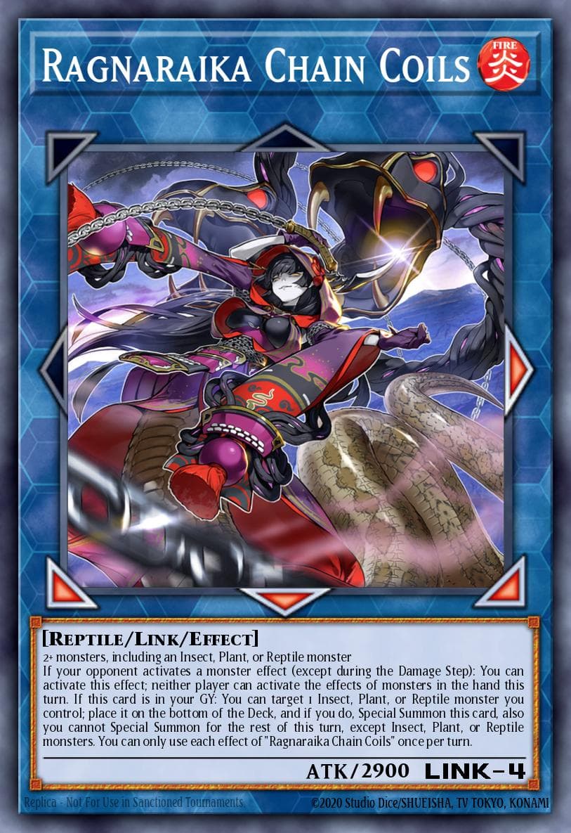 Ragnaraika Chain Coils Legacy of Destruction card