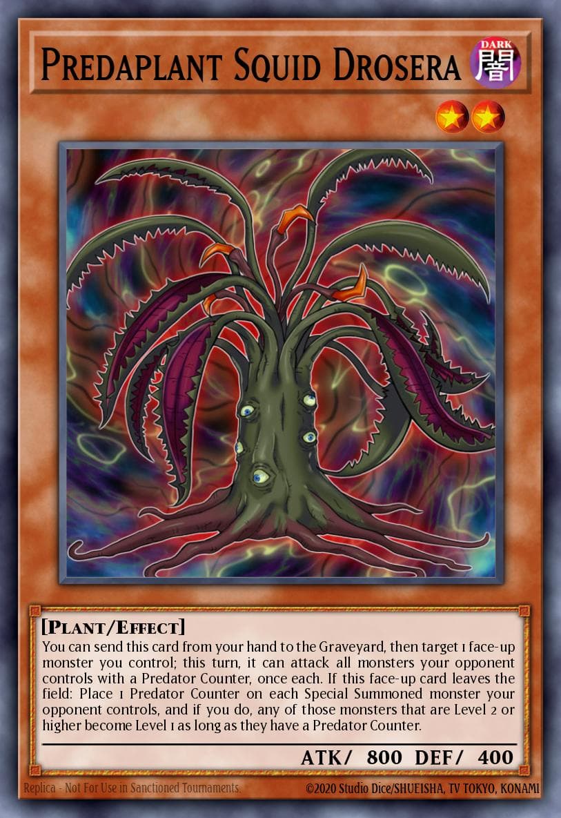 Predaplant Squid Drosera 2017 Mega-Tin Mega Pack card