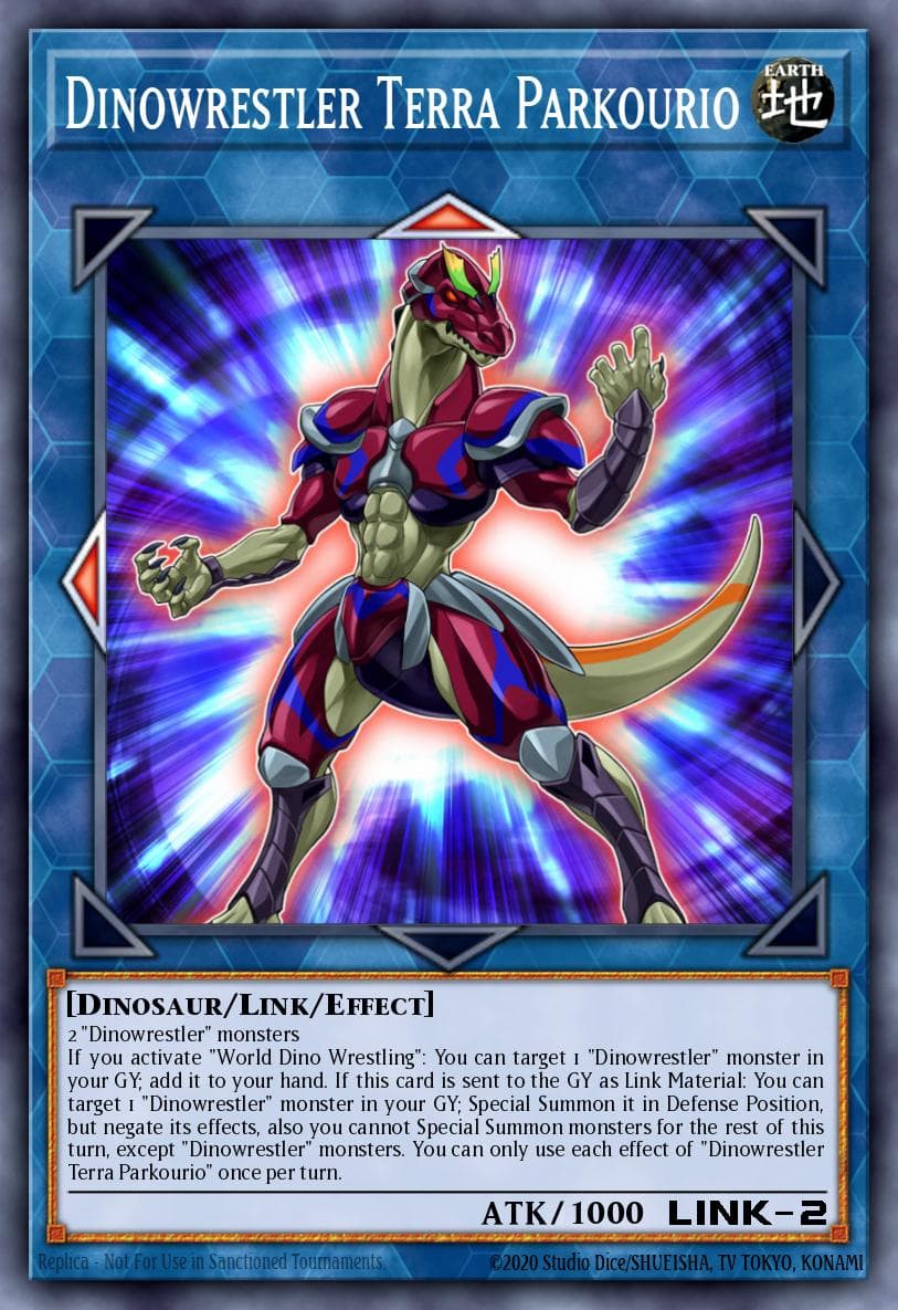 Dinowrestler Terra Parkourio 2020 Tin of Lost Memories Mega Pack card