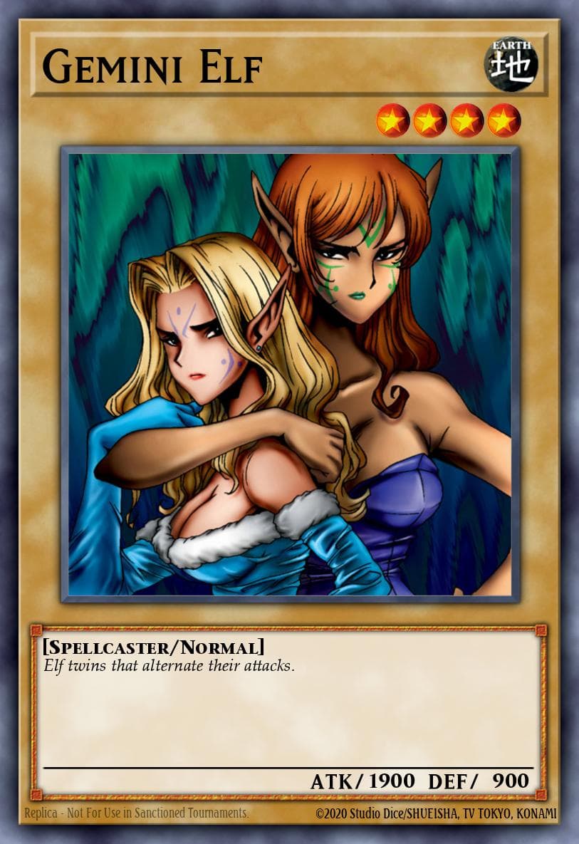 Gemini Elf Labyrinth of Nightmare card