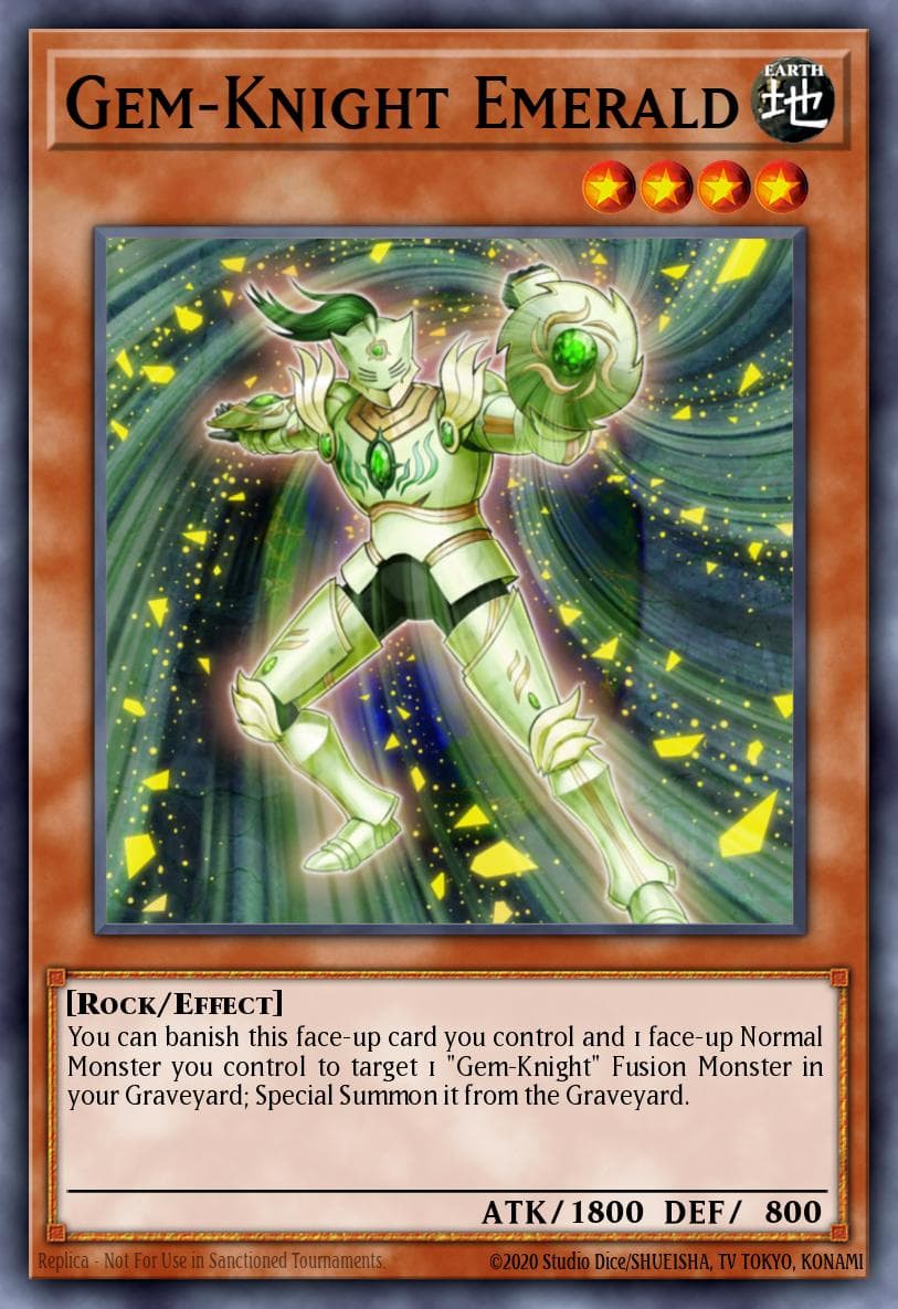 Gem-Knight Emerald Photon Shockwave Sneak Peek Participation Card card