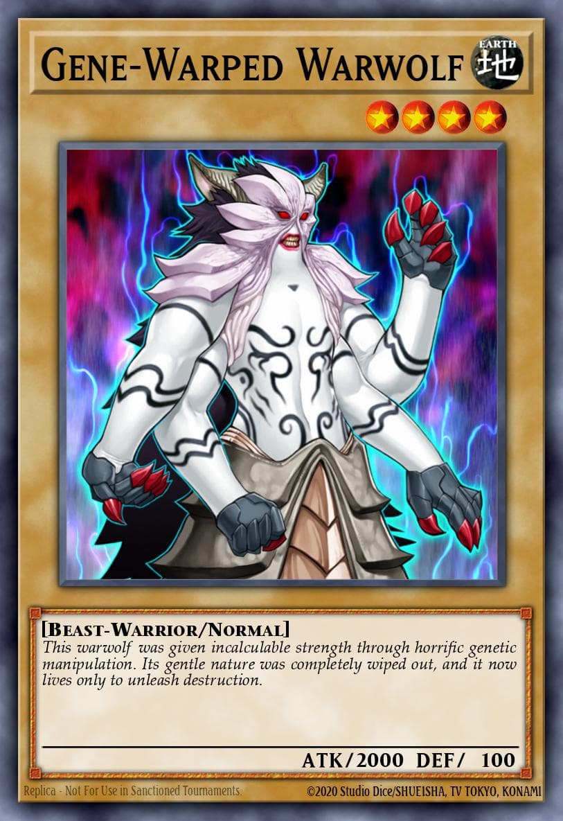 Gene-Warped Warwolf Starter Deck: Yuya card