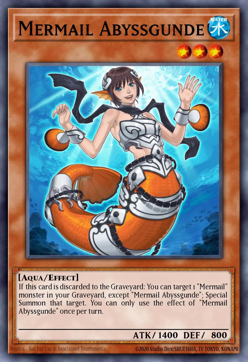 Mermail Abyssgunde Astral Pack Three card
