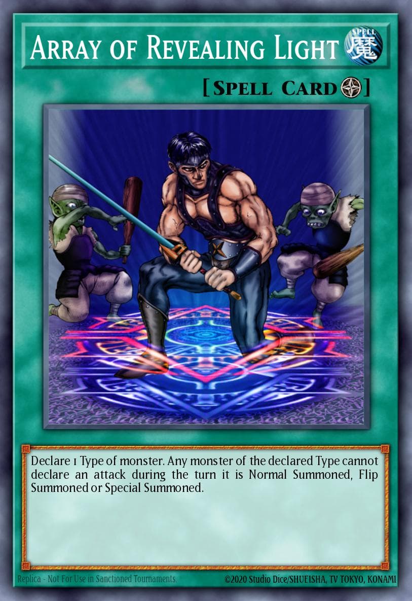Array of Revealing Light Dark Beginning 2 card