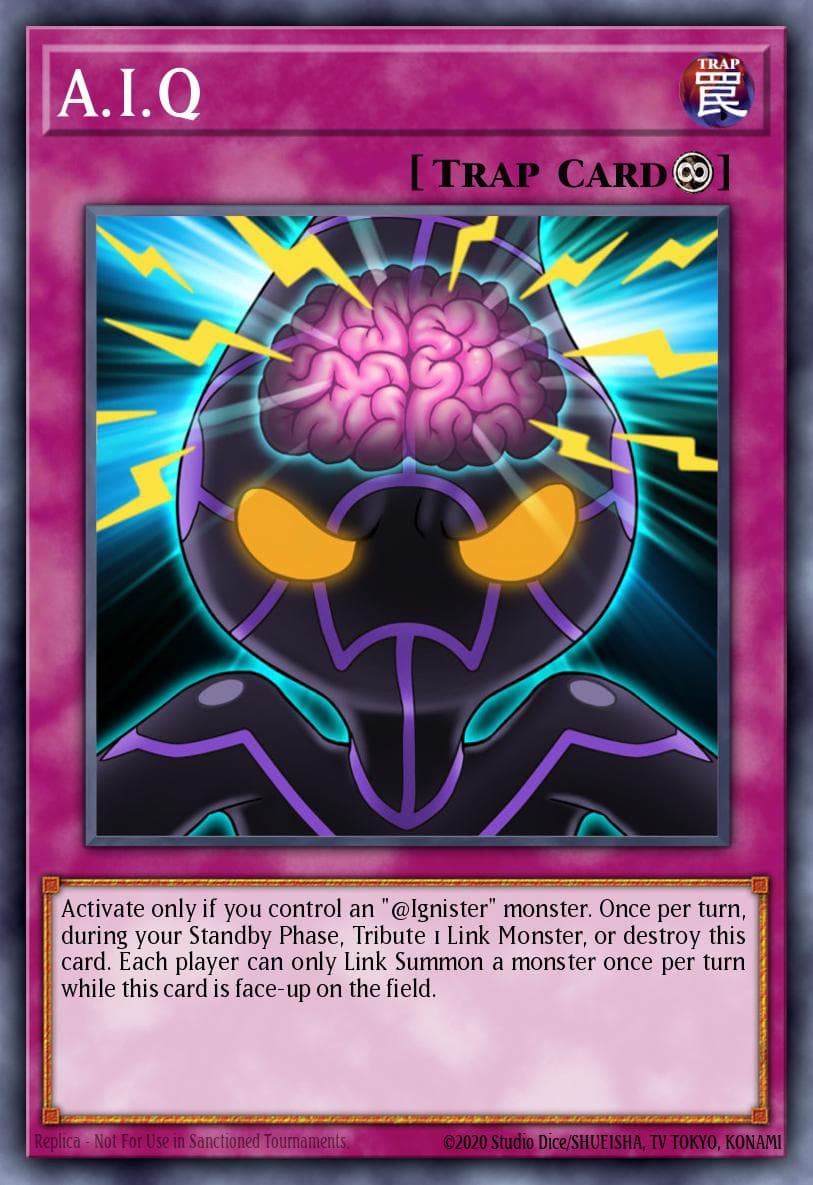 A.I.Q Eternity Code Premiere! promotional card card