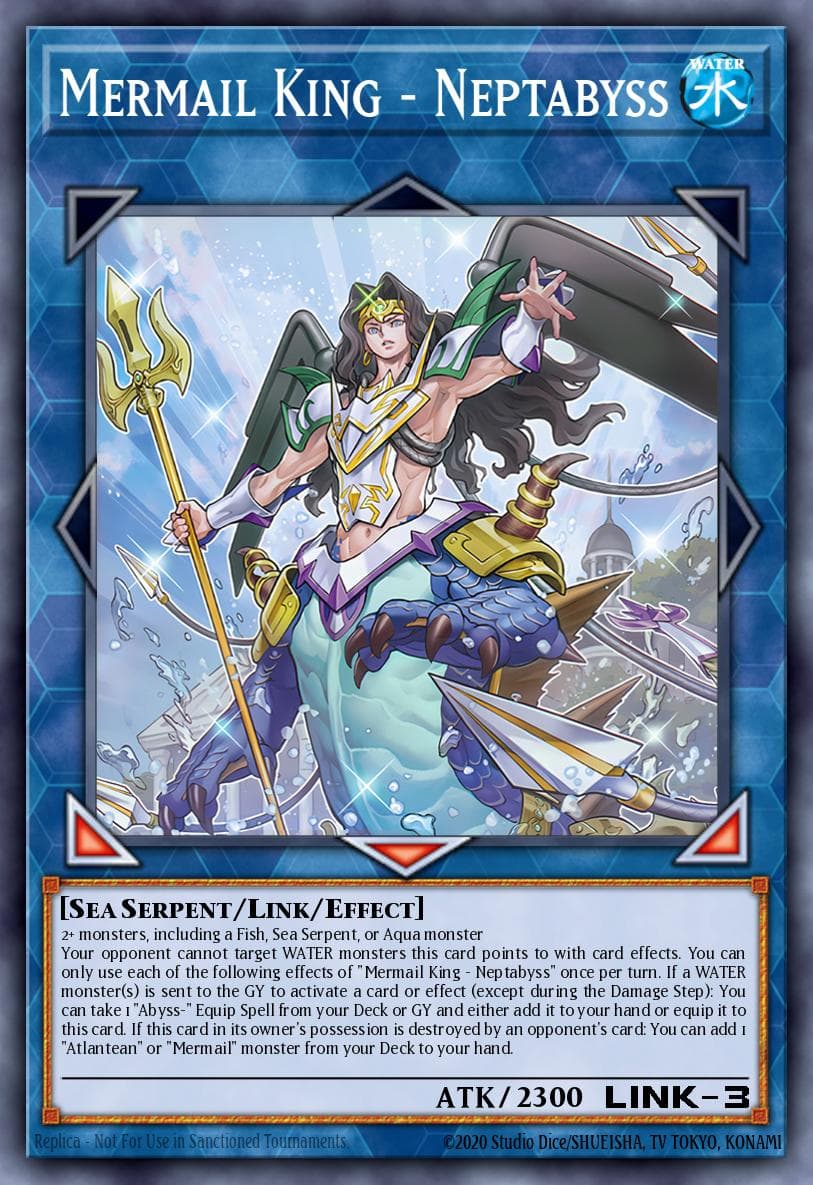 Mermail King - Neptabyss Rage of the Abyss card