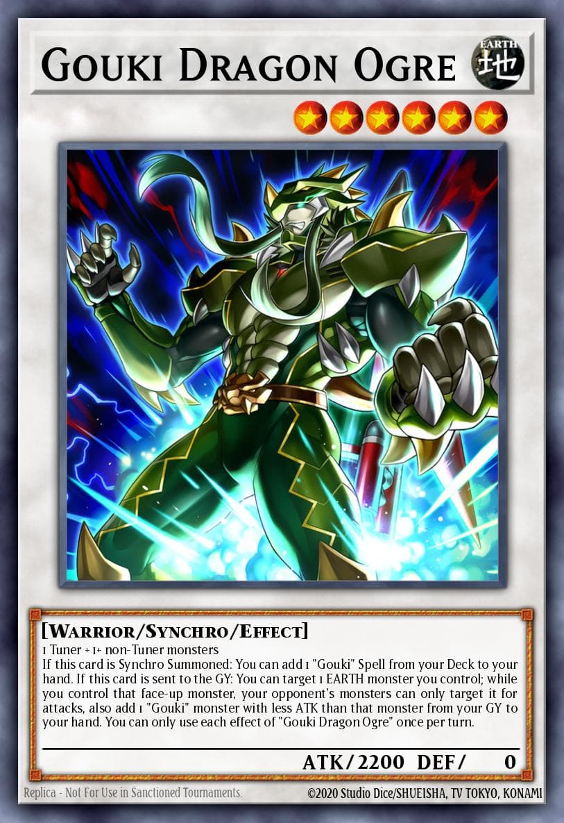 Gouki Dragon Ogre Doom of Dimensions card