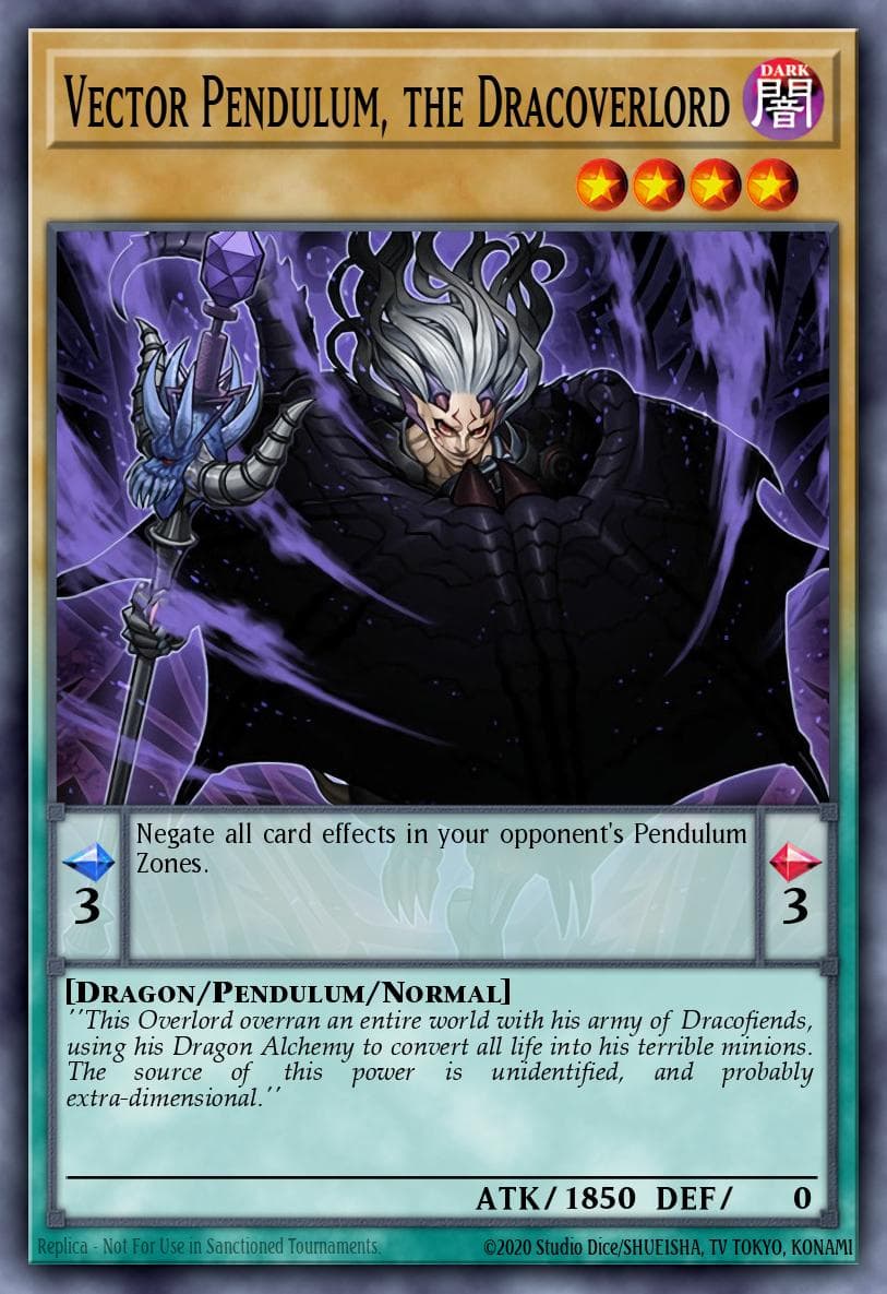 Vector Pendulum, the Dracoverlord Dimension of Chaos: Special Edition card